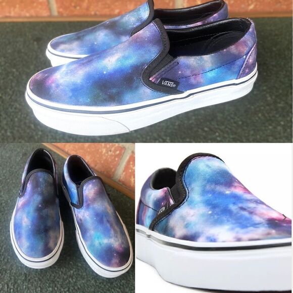 Vans Classic Slip On Galaxy 5.5 M 7 W - Picture 1 of 16